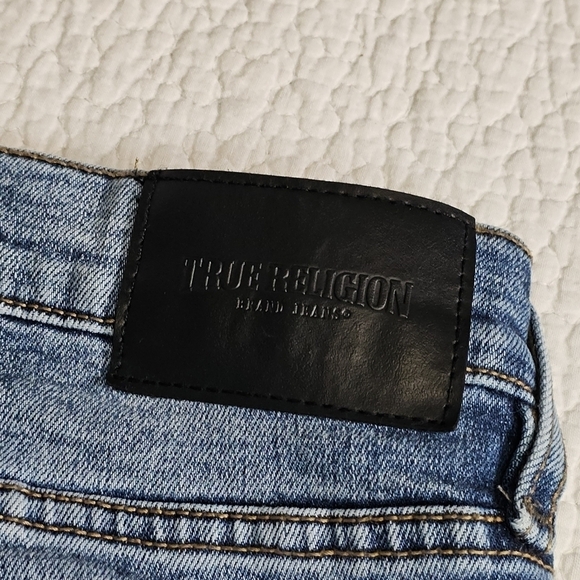 True Religion Rocco Slim Fit Jeans - Torrential Blue Wash - Picture 7 of 9